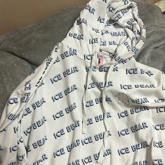 Boxy fit Ice bear hoodie - Picture 1 of 3